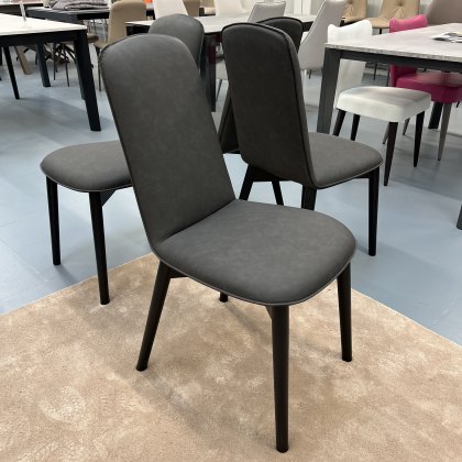 4 x Connubia Calligaris Riley chair - wooden leg - CB2158