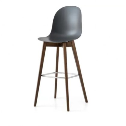 Connubia Calligaris Academy barstool  - wooden leg - CB1673