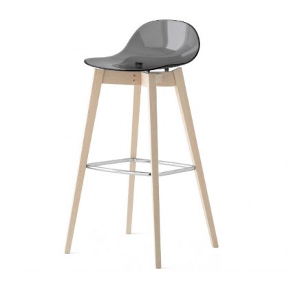 Connubia Calligaris Academy barstool - wooden leg - CB2166