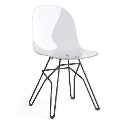 Connubia Calligaris Academy dining chair - metal leg - CB2171