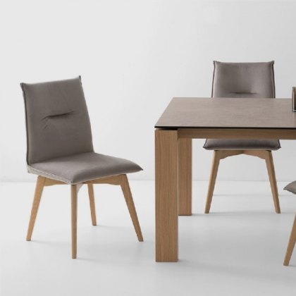 Connubia Calligaris Maya dining chair - wooden leg - CB1926