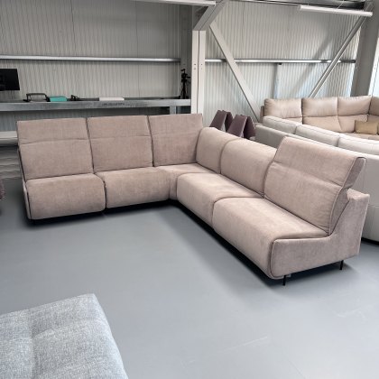 Fama Baltia armless recliner corner sofa covered in Club 08 (ex display)