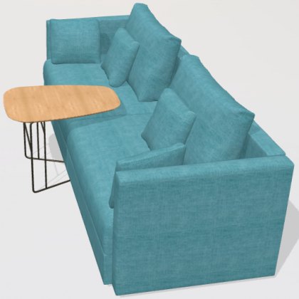 Fama Hector sofa with centre table