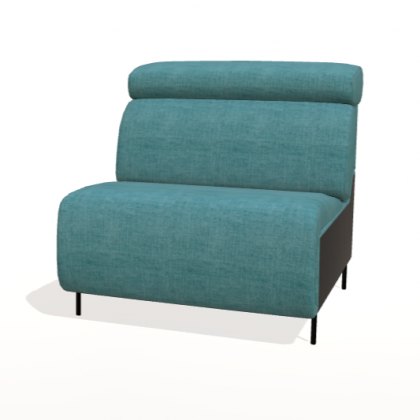Fama Berlin armless seat module