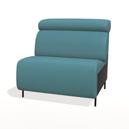 Fama Berlin armless seat module