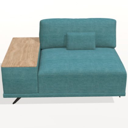 Fama Oasis left table arm seat module