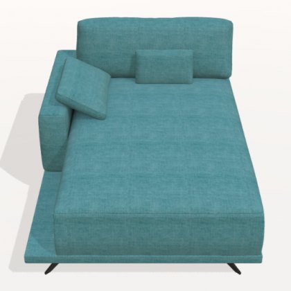 Fama Oasis left 17cm square arm chaise module