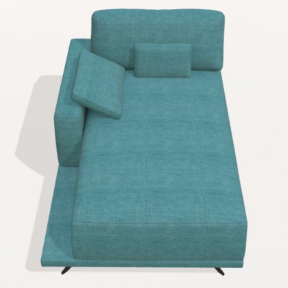 Fama Oasis left 17cm square arm chaise module