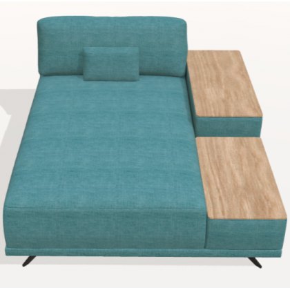 Fama Oasis right table arm chaise module