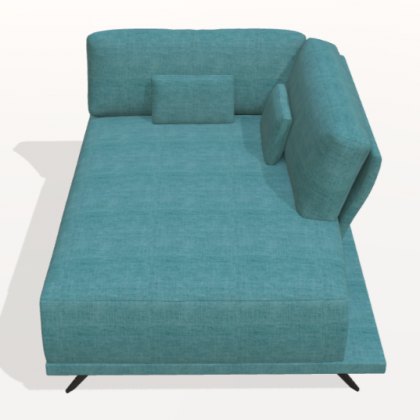 Fama Oasis right high arm chaise module