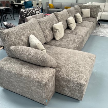 Clearance Fama Teseo modular sofa with multiple configurations
