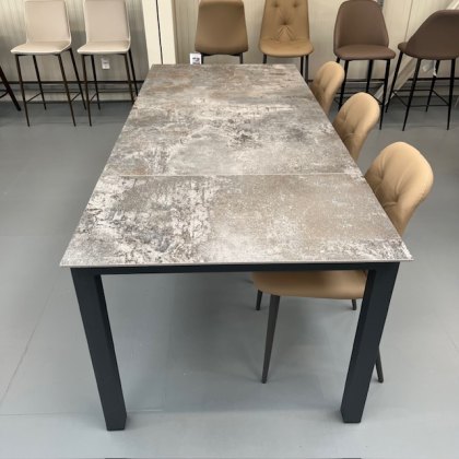 Clearance Alison extending dekton dining table
