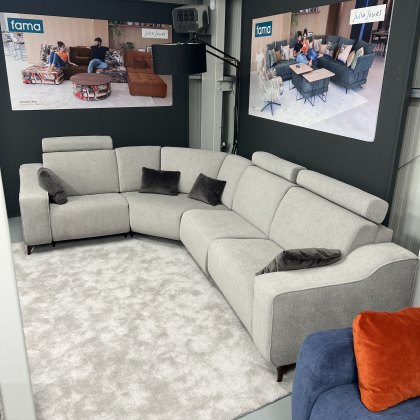 Fama Atlanta recliner corner sofa - covered in axis 54 Fama Atlanta recliner corner sofa - covered in axis 54