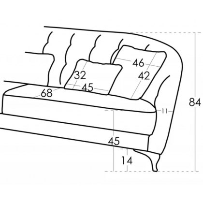 Fama Astoria 3 Seater B sofa