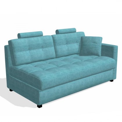 Fama Bolero 3 seater sofabed right straight arm module