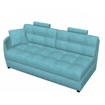 Fama Bolero 4 seater sofa left curved arm module