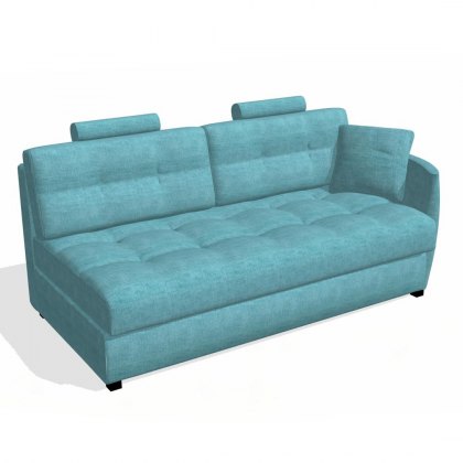 Fama Bolero 4 seater sofa right curved arm module