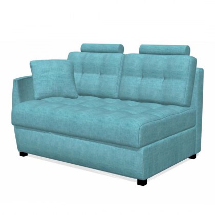 Fama Bolero 2 seater sofa left curved arm module