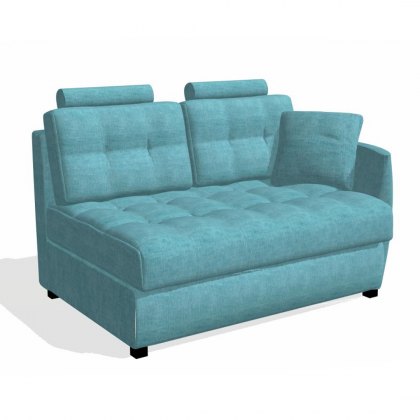 Fama Bolero 2 seater sofa right curved arm module