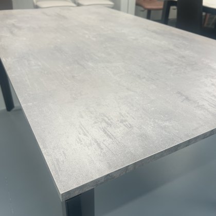 Ingenia Prisma extendig dining table 160 - 240 x 90cm - concrete grey malemine top