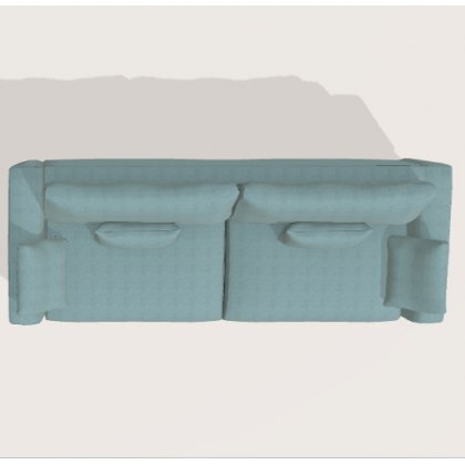 Fama Scala 2 seater sofa - V arms