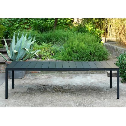 IN STOCK - Nardi Rio Aluminium outdoor extending dining table 210-280cm in Anthracite IN STOCK - Nardi Rio Aluminium outdoor extending dining table 210-280cm in Anthracite