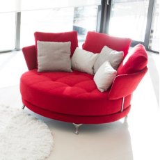 Fama Pacific 2 seater curved X sofa