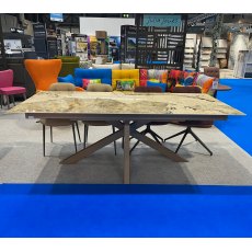 Moon extending dekton dining table