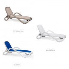 Nardi Alfa outdoor sun lounger (set of 2)