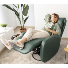 Fama Kim fabric power recliner armchair