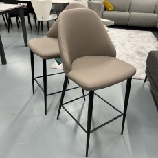 2 x Bontempi Ingenia Matilda low barstools - covered in TR519-M055