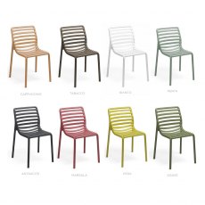 Nardi Rio 140 extending dining set with 6 x Doga bistrot chairs