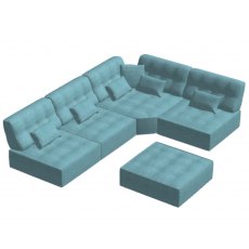 Fama Arianne Love sofa with footstool A+A+Z+A+D