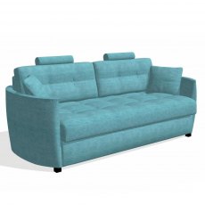 Fama Bolero 4 Seater Sofabed curved arm