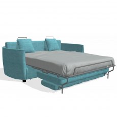 Fama Bolero 4 Seater Sofabed curved arm