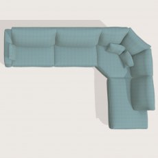 Fama Selene 2 seater corner sofa with divan end - 404 x 280cm Fama Selene 2 seater corner sofa with divan end - 404 x 280cm