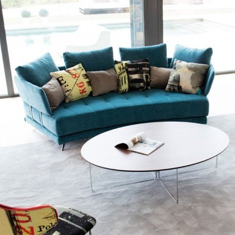 Fama Pacific curved sofa