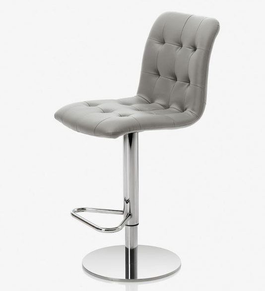 Bontempi Kuga grey adjustable barstool