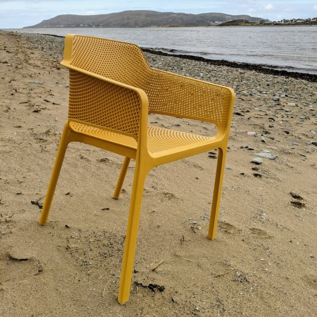 Stylish modern outdoor carver chair