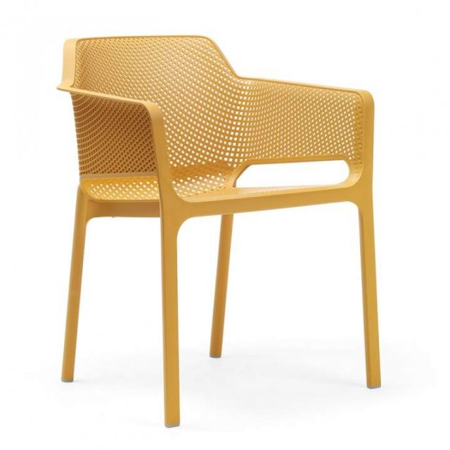 Nardi Net outdoor chairs senape