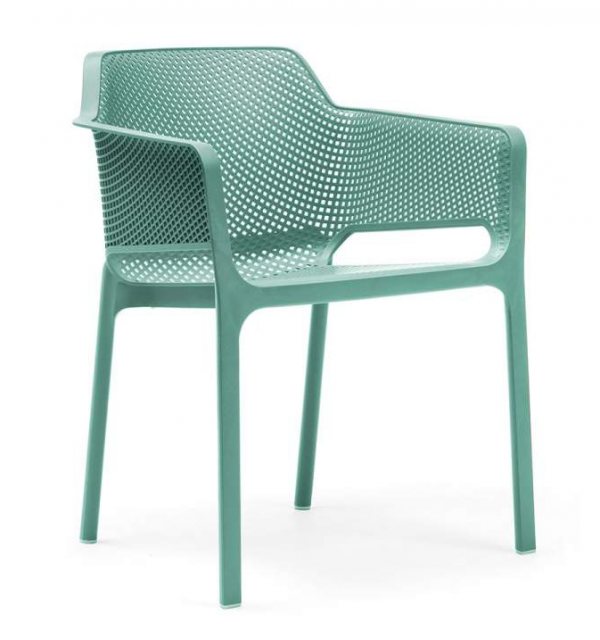 Nardi Net outdoor chairs (set of 6) turquoise