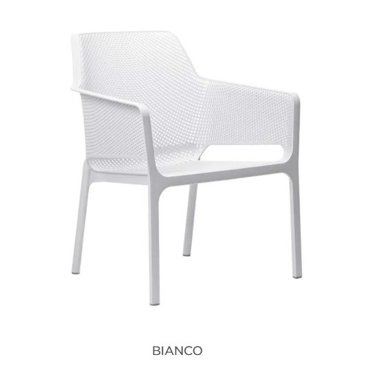 Nardi Net outdoor chairs bianco
