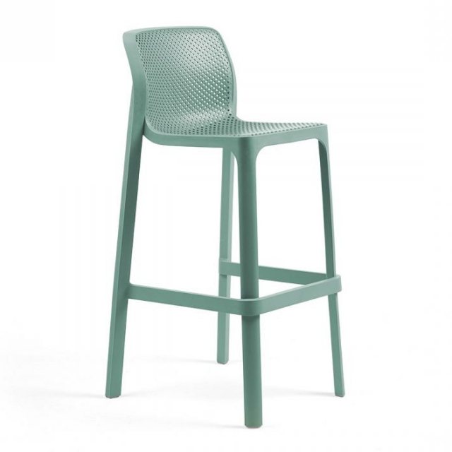 Nardi Net outdoor high stool (set of 6) turquoise