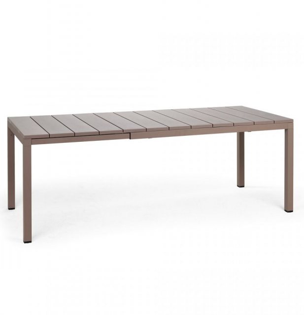 Nardi Rio outdoor extending dining table 140-210cm taupe