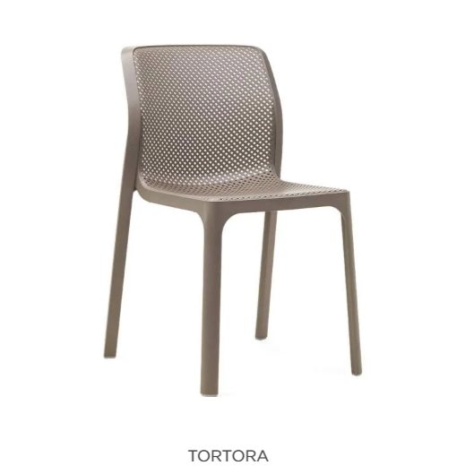 Nardi Bit outdoor dining chair in Tortora