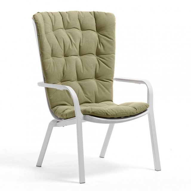 Nardi Folio armchair seat pad green