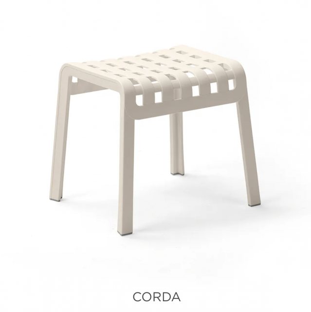 Nardi Folio outdoor footstool corda
