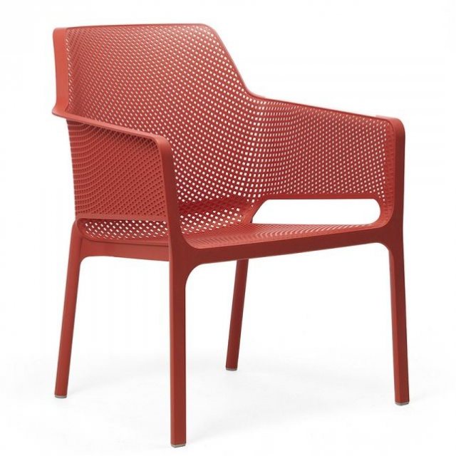 Nardi Net outdoor armchair coral