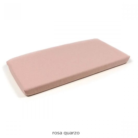 Nardi Net outdoor bench seat pad rose