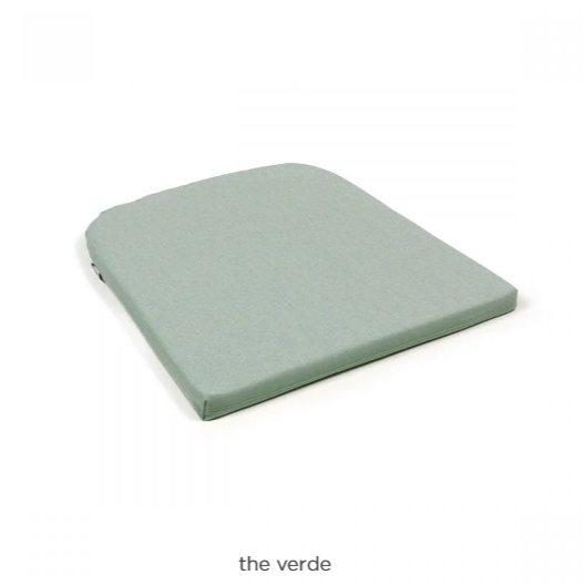Nardi Net outdoor dining chair seat pad green